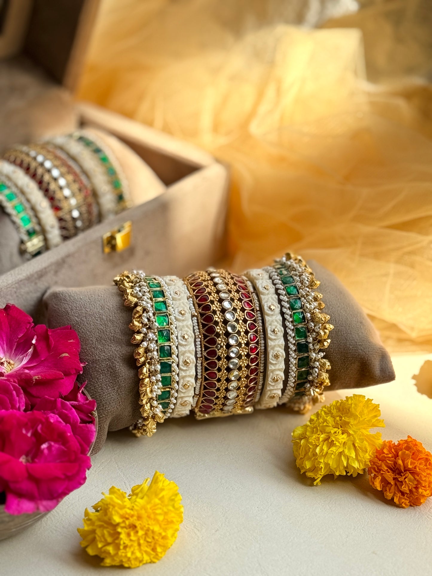 Bridal Heritage Ghungroo Bangle Chuda Set
