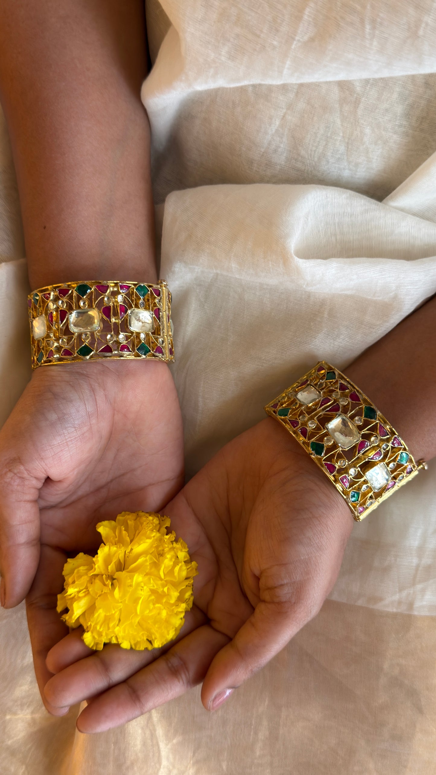 Aaradhya Heritage Jadau Kada