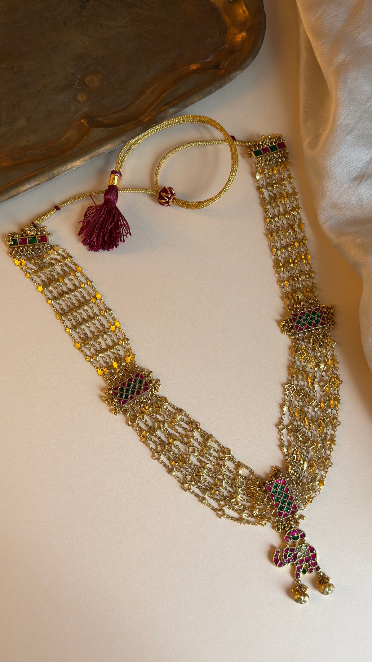 Evara Elephant Necklace
