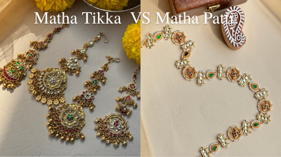 Maang Tikka VS Matha Patti As Per Your Face Shape