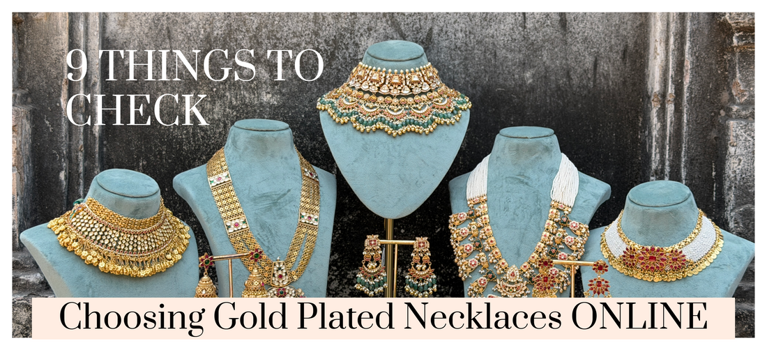 How to Choose a Gold-Plated Necklace Set Online: 9 Things to Check Before Ordering