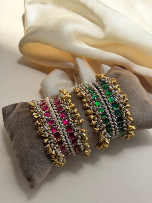 Antique Charm Bangles