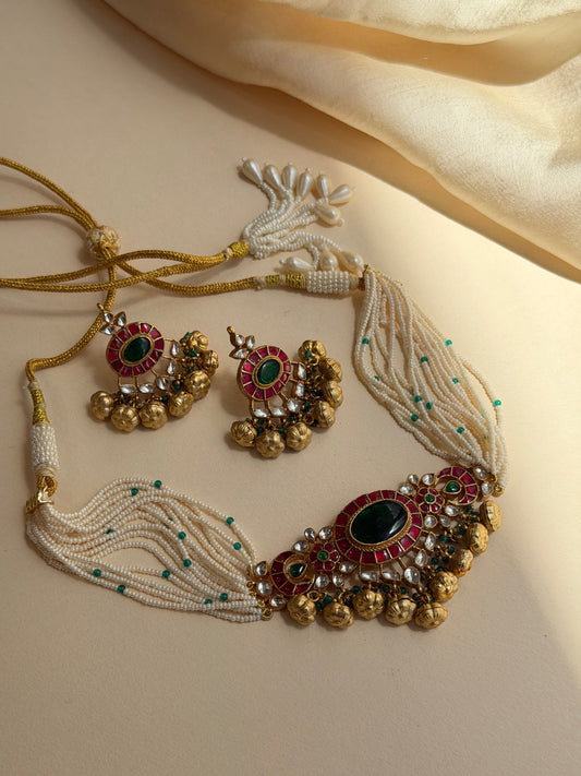 Devika Red Festive Haar
