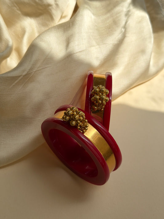 Blush Gold Bangles