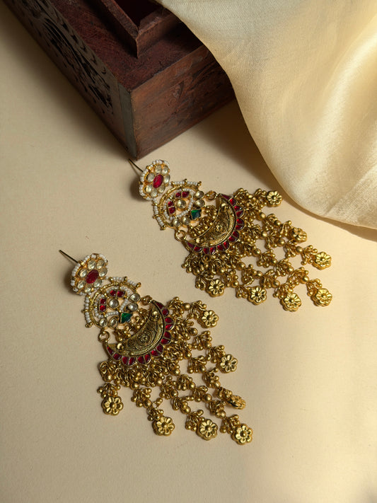 heritage desing layer  earring