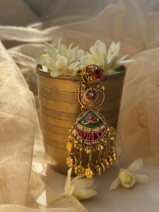 Long hanging Finger Ring with Jhummar end