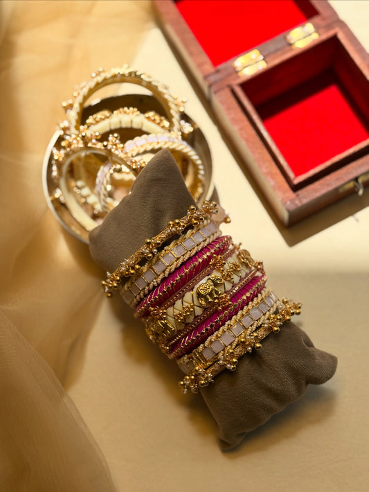 Gulabi Grace Bangles
