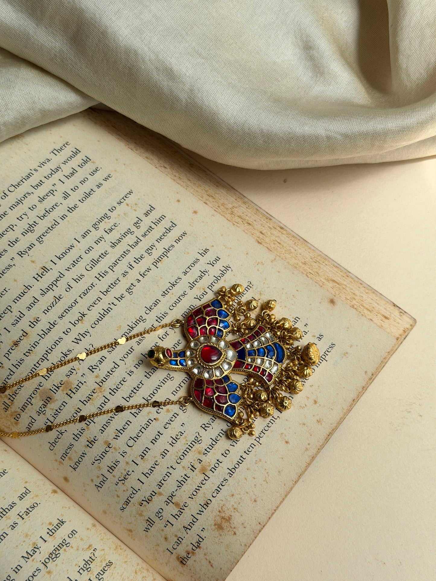 Imperial Eagle Ghunghroo Pendant