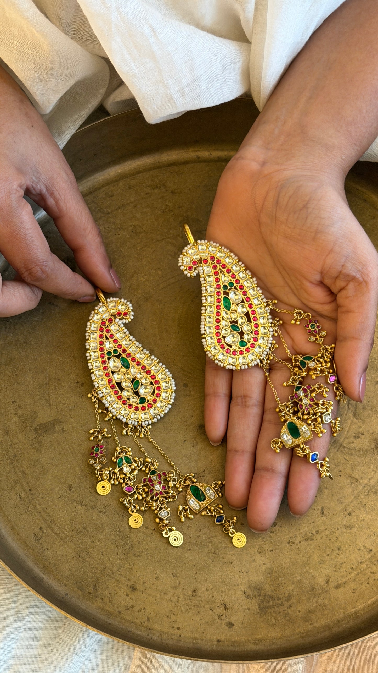 Tanishka Kundan earcuffs