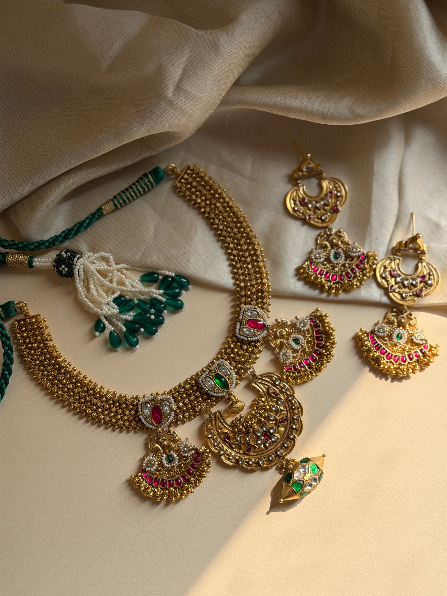 Shyamakala Peacock Haar