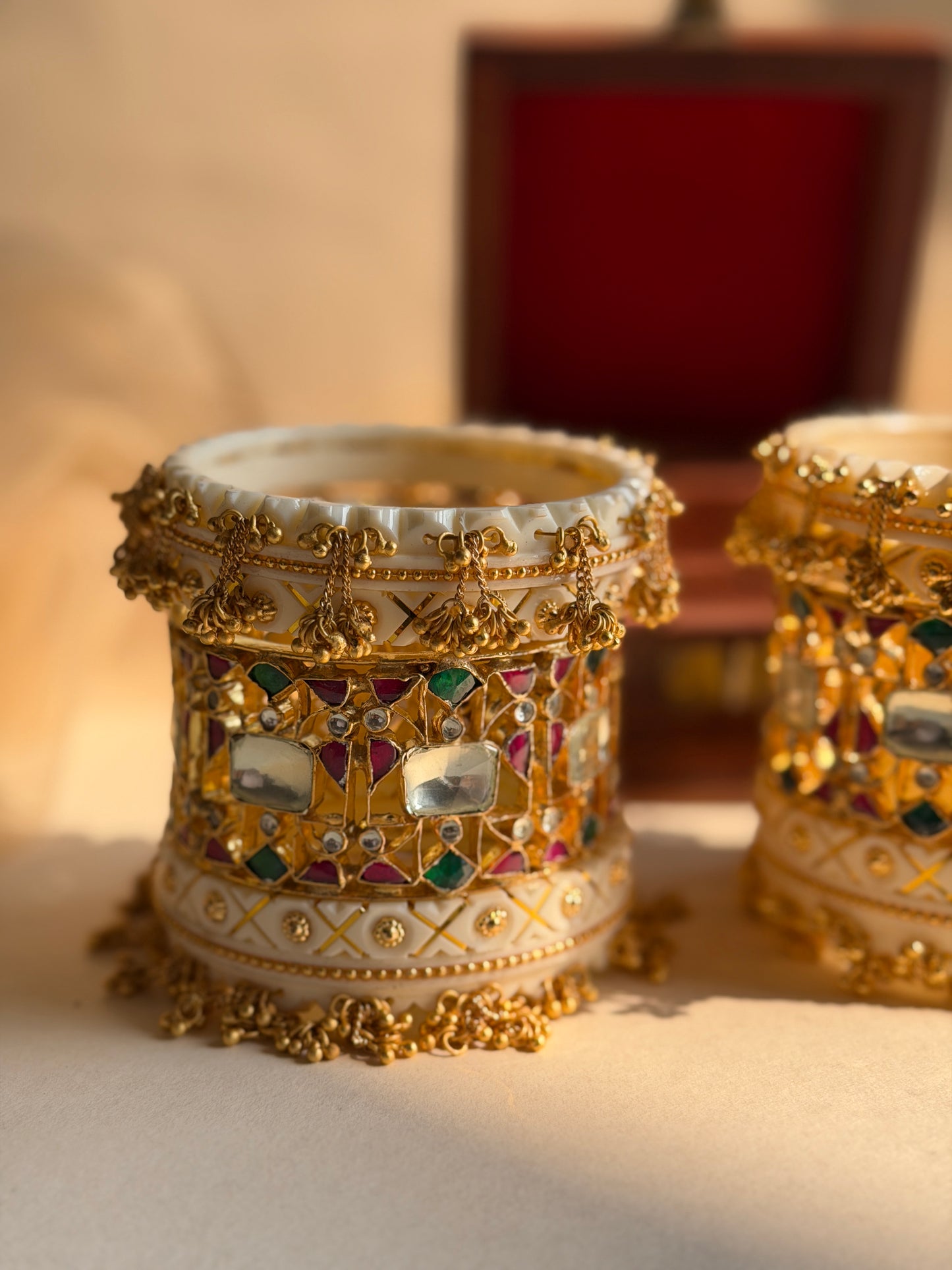 HERITAGE INSPIRED JADAU BANGLES SET